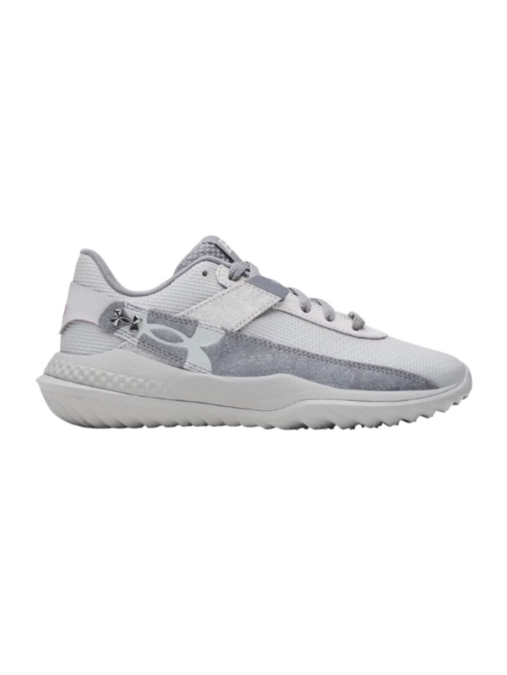 Kids Under Armour Harper 10 Baseball Youth Turf Shoes in Grey. 6010326